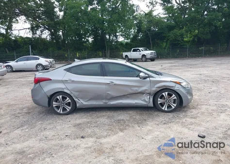 2014 Hyundai Elantra Sport from USA, damaged, VIN KMHDH4AH9EU119618